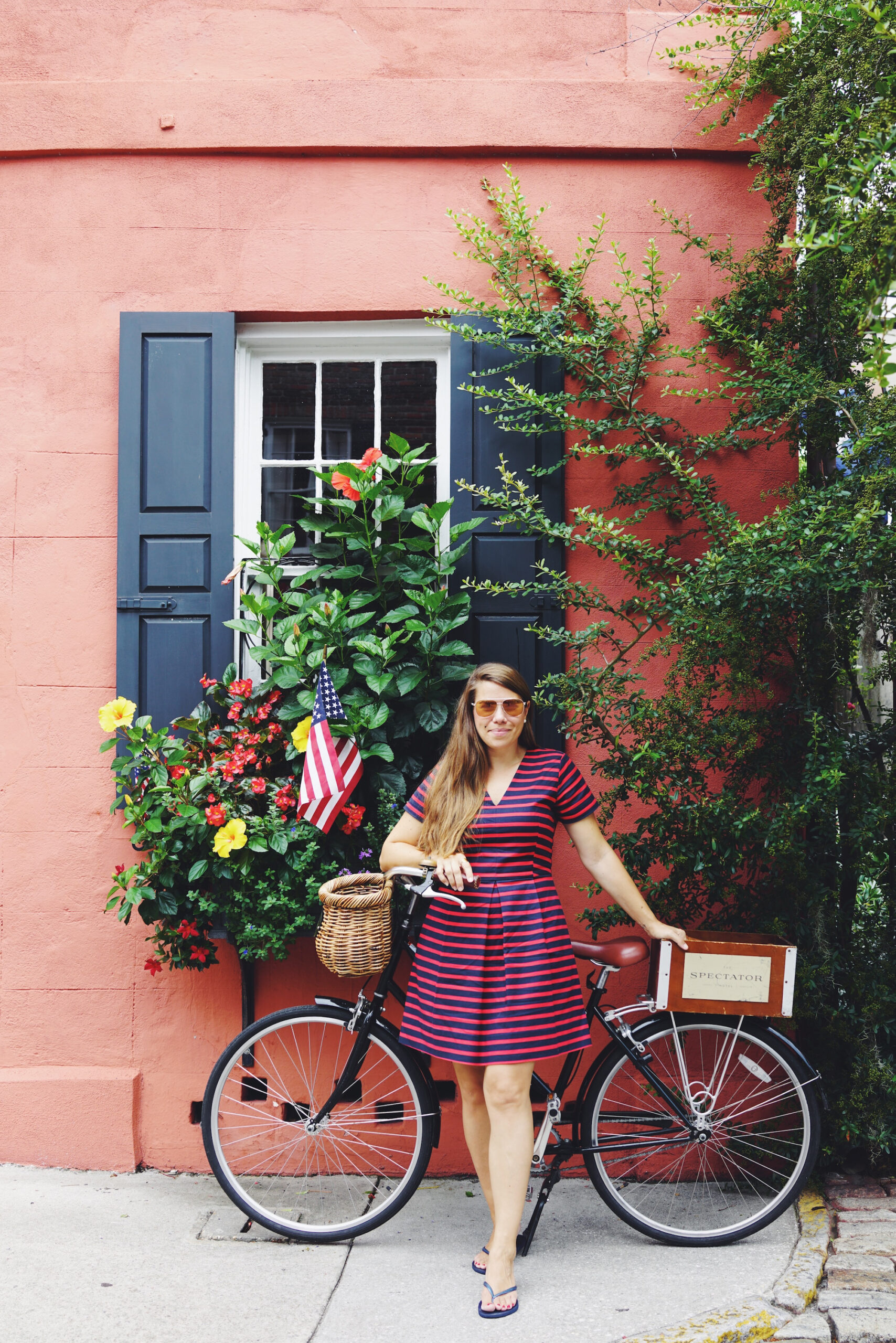 Kirsten on a Bike